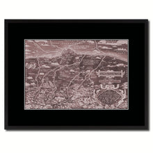 Load image into Gallery viewer, Germany Bavaria Vintage Vivid Sepia Map Canvas Print, Picture Frames Home Decor Wall Art Decoration Gifts