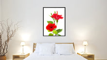 Load image into Gallery viewer, Red Hibiscus Flower Framed Canvas Print Home Décor Wall Art