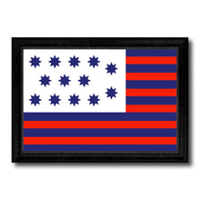 Load image into Gallery viewer, Guilford Courthouse North Carolina Revolutionary War Military Flag Canvas Print Black Picture Frame Gifts Home Decor Wall Art