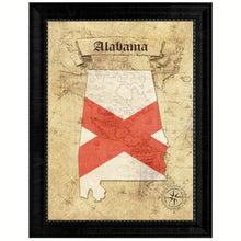 Load image into Gallery viewer, Alabama State Vintage Map Gifts Home Decor Wall Art Office Decoration