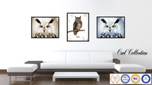 Load image into Gallery viewer, Owl Bird Canvas Print, Black Picture Frame Gift Ideas Home Decor Wall Art Decoration