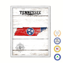Load image into Gallery viewer, Tennessee Flag Gifts Home Decor Wall Art Canvas Print with Custom Picture Frame