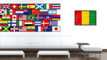 Load image into Gallery viewer, Guinea Country National Flag Vintage Canvas Print with Picture Frame Home Decor Wall Art Collection Gift Ideas