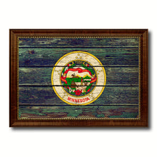 Load image into Gallery viewer, Minnesota Vintage Flag Canvas Print, Picture Frame Gift Ideas Home Décor Wall Art Decoration
