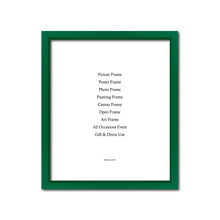 Load image into Gallery viewer, Green Colorful Wood Frame Signature Frames Perfect Modern Comtemporary Painting Artwork Craft Project Home Decor