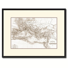 Load image into Gallery viewer, Constantine Empire Vintage Sepia Map Canvas Print, Picture Frame Gifts Home Decor Wall Art Decoration