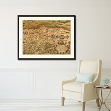 Load image into Gallery viewer, Germany Bavaria Vintage Antique Map Wall Art Home Decor Gift Ideas Canvas Print Custom Picture Frame