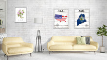 Load image into Gallery viewer, Maine Flag Gifts Home Decor Wall Art Canvas Print with Custom Picture Frame
