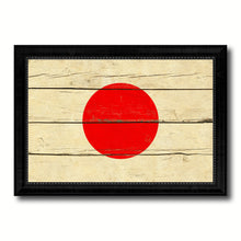Load image into Gallery viewer, Japan Country Flag Vintage Canvas Print with Black Picture Frame Home Decor Gifts Wall Art Decoration Artwork