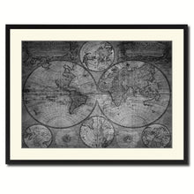 Load image into Gallery viewer, Johann Baptist Homann Vintage B&W Map Canvas Print, Picture Frame Home Decor Wall Art Gift Ideas