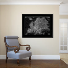 Load image into Gallery viewer, Europe Vintage Monochrome Map Canvas Print, Gifts Picture Frames Home Decor Wall Art