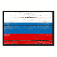 Load image into Gallery viewer, Russia Country National Flag Vintage Canvas Print with Picture Frame Home Decor Wall Art Collection Gift Ideas