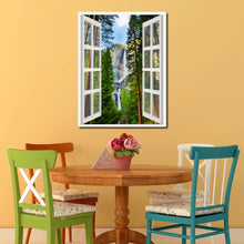 Load image into Gallery viewer, Waterfalls Yosemite National Park California Picture French Window Canvas Print with Frame Gifts Home Decor Wall Art Collection