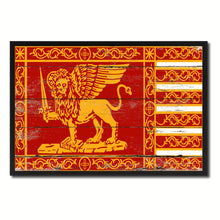 Load image into Gallery viewer, Republic of Venice City Italy Country Flag Vintage Canvas Print with Black Picture Frame Home Decor Wall Art Collectible Decoration Artwork Gifts