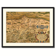 Load image into Gallery viewer, Germany Bavaria Vintage Antique Map Wall Art Home Decor Gift Ideas Canvas Print Custom Picture Frame