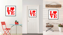 Load image into Gallery viewer, Love Heart Sign Canvas Print Picture Frame Gifts Home Decor Wall Art Decoration