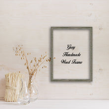Load image into Gallery viewer, Gray Barn Wood Shabby Chic Decor Distressed Perfect for Picture Photo Poster Canvas Wedding Art Artwork Handmade Frame Beach Decoration