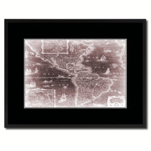 Load image into Gallery viewer, America Vintage Vivid Sepia Map Canvas Print, Picture Frames Home Decor Wall Art Decoration Gifts