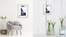 Load image into Gallery viewer, Idaho Flag Gifts Home Decor Wall Art Canvas Print with Custom Picture Frame