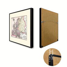 Load image into Gallery viewer, Europe Vintage Antique Map Wall Art Home Decor Gift Ideas Canvas Print Custom Picture Frame