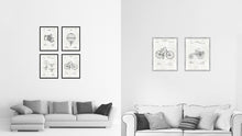 Load image into Gallery viewer, 1891 Bicycle Old Patent Art Print on Canvas Custom Framed Vintage Home Decor Wall Decoration Great for Gifts