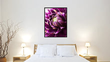 Load image into Gallery viewer, Purple Chrysanthemum Flower Framed Canvas Print Home Décor Wall Art