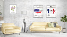 Load image into Gallery viewer, Iowa Flag Gifts Home Decor Wall Art Canvas Print with Custom Picture Frame