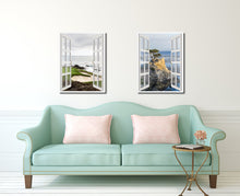 Load image into Gallery viewer, Pebble Beach California Golf Course Picture French Window Canvas Print with Frame Gifts Home Decor Wall Art Collection