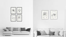 Load image into Gallery viewer, 1891 Upright Piano Old Patent Art Print on Canvas Custom Framed Vintage Home Decor Wall Decoration Great for Gifts