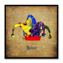 Load image into Gallery viewer, Joker Brown Canvas Print Black Frame Kids Bedroom Wall Home Décor