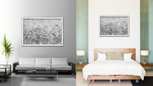 Load image into Gallery viewer, Golden rye paddy ready for harvest Black and White Landscape decor, National Park, Sightseeing, Attractions, White Wash Wood Frame