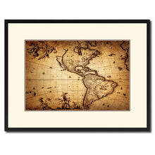 Load image into Gallery viewer, America Vintage Antique Map Wall Art Home Decor Gift Ideas Canvas Print Custom Picture Frame