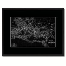 Load image into Gallery viewer, Constantine EmpireVintage Monochrome Map Canvas Print, Gifts Picture Frames Home Decor Wall Art