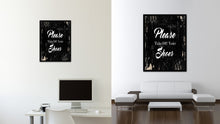 Load image into Gallery viewer, Please take off your shoes Quote Saying Gifts Ideas Home Decor Wall Art
