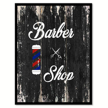 Load image into Gallery viewer, Barber Shop 2 Quote Saying Canvas Print with Picture Frame Home Decor Wall Art