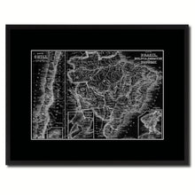 Load image into Gallery viewer, Afghanistan Persia Iraq Iran Vintage Monochrome Map Canvas Print, Gifts Picture Frames Home Decor Wall Art