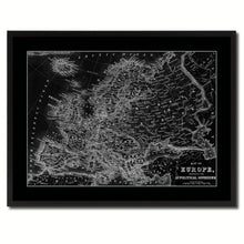 Load image into Gallery viewer, Europe Vintage Monochrome Map Canvas Print, Gifts Picture Frames Home Decor Wall Art