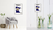 Load image into Gallery viewer, Minnesota Flag Gifts Home Decor Wall Art Canvas Print with Custom Picture Frame

