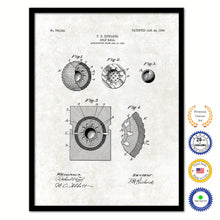Load image into Gallery viewer, 1905 Golf Ball Old Patent Art Print on Canvas Custom Framed Vintage Home Decor Wall Decoration Great for Gifts