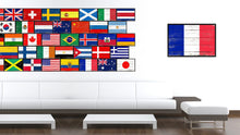 Load image into Gallery viewer, France Country National Flag Vintage Canvas Print with Picture Frame Home Decor Wall Art Collection Gift Ideas