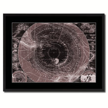 Load image into Gallery viewer, Antarctica South Pole Vintage Vivid Sepia Map Canvas Print, Picture Frames Home Decor Wall Art Decoration Gifts