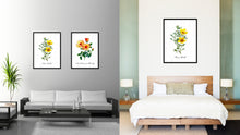Load image into Gallery viewer, Yellow Rose Flower Canvas Print with Picture Frame Floral Home Decor Wall Art Living Room Decoration Gifts