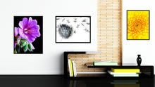 Load image into Gallery viewer, Purple Cranesbill Geranium Flower Framed Canvas Print Home Décor Wall Art