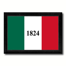 Load image into Gallery viewer, Texas 1824 ALAMO Historical Battle Military Flag Canvas Print Black Picture Frame Gifts Home Decor Wall Art