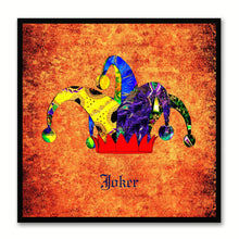 Load image into Gallery viewer, Joker Orange Canvas Print Black Frame Kids Bedroom Wall Home Décor