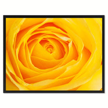 Load image into Gallery viewer, Yellow Rose Flower Framed Canvas Print Home Décor Wall Art