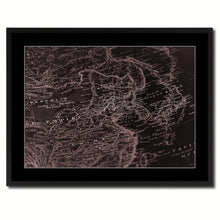 Load image into Gallery viewer, Europe Asia Vintage Vivid Sepia Map Canvas Print, Picture Frames Home Decor Wall Art Decoration Gifts