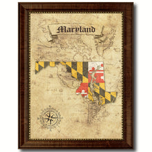 Load image into Gallery viewer, Maryland State Vintage Map Home Decor Wall Art Office Decoration Gift Ideas