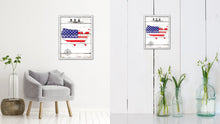Load image into Gallery viewer, USA Flag Gifts Home Decor Wall Art Canvas Print with Custom Picture Frame