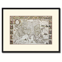 Load image into Gallery viewer, Asia Vintage Antique Map Wall Art Home Decor Gift Ideas Canvas Print Custom Picture Frame